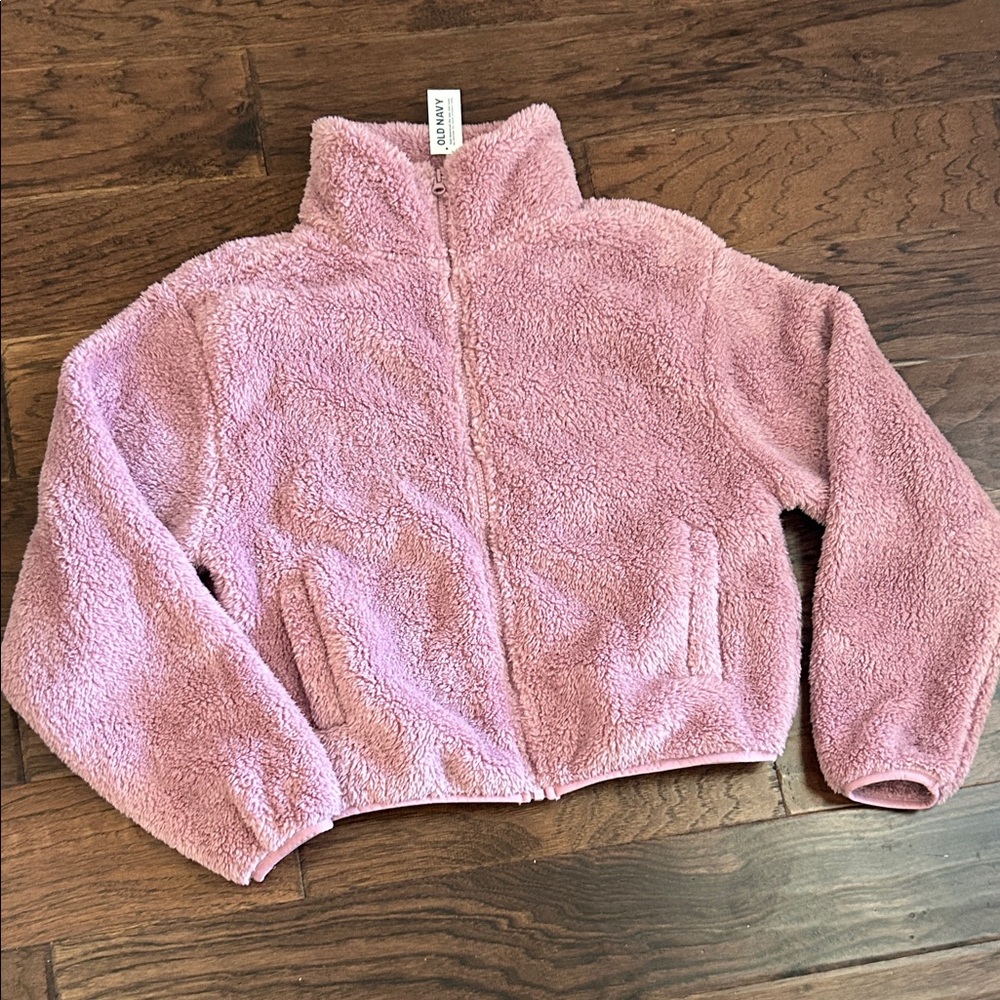 Old Navy Fleece Light Purple Jacket
